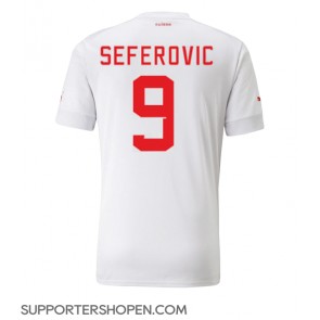 Schweiz Haris Seferovic #9 Borta Matchtröja VM 2022 Kortärmad